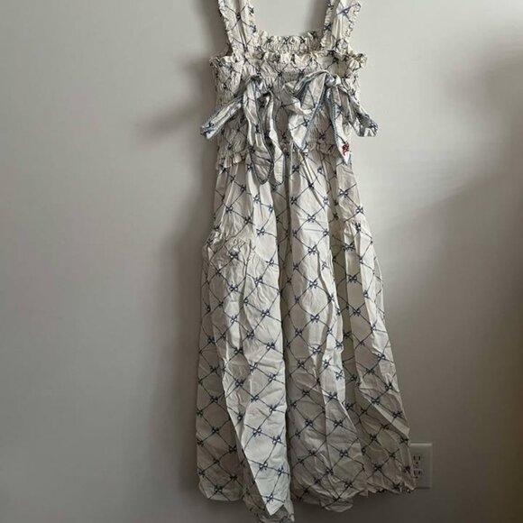 Damson Madder Tish Bow Dress NEW - Picture 6 of 6